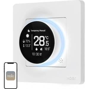 Moes ZHT-SR-GA ZigBee термостат за водно отопление, бял (ZHT-SR-GA-WH-MS)