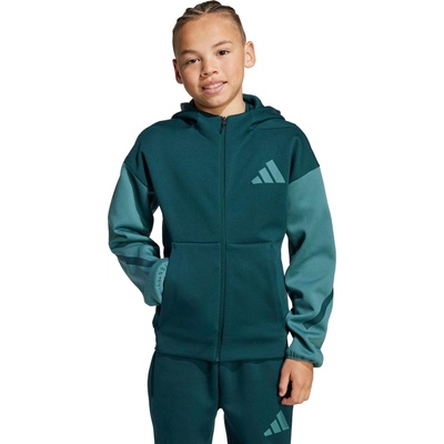 Adidas Суитшърт Z. N. E. Full-Zip Colorblocked Hoodie Kids