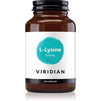 Viridian Nutrition L-Lysine 500 mg podpora rastu svalov 90 cps