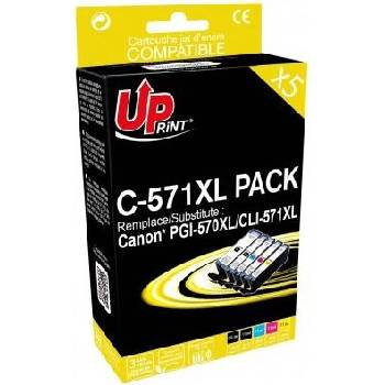 Compatible Мастилници uprint комплект canon pgi-570 + cli-571bk/c/m/y xl (lf-ink-can-570-571-pack)