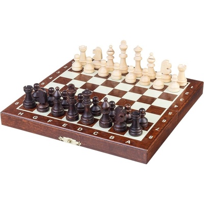 Magnetické šachy malé hnědé