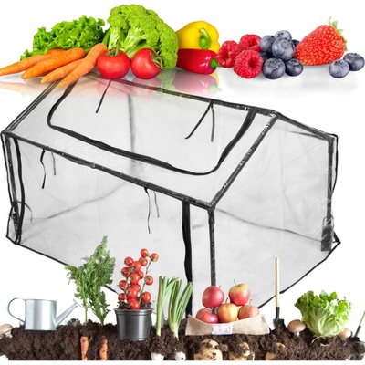 FLO 60x120x80 cm Transparentný a čierny
