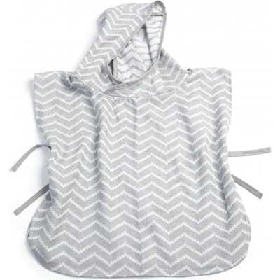 KipKep mušelínové PONCHO Silver Grey