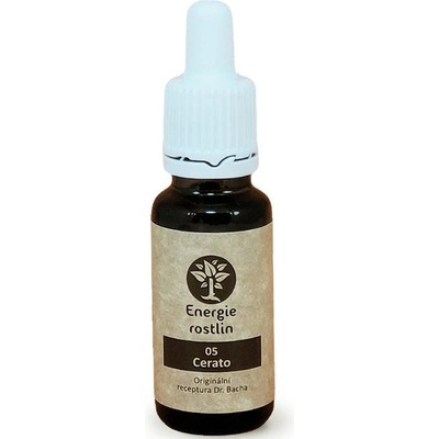 Energie rostlin Bachové esencie 5 Cerato Esencia slobody voľby 20 ml