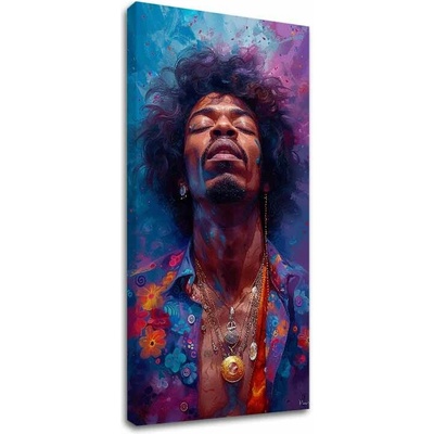 Obraz Jimi Hendrix - Explózia harmónie | dokončené rukou umelca - 50x100 cm