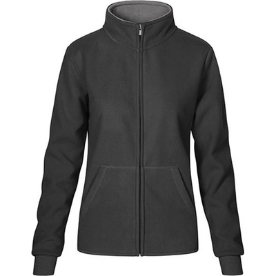 Promodoro dámská dvojitá fleecová mikina E7985 Graphite -Solid