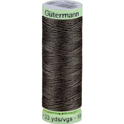 Prima-obchod Polyesterové nitě Gütermann Jeans návin 30 m, barva 702 šedá uhlová