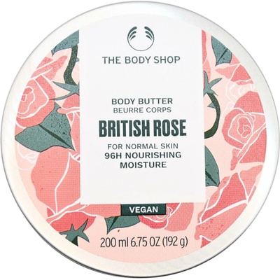 The Body Shop British Rose telové maslo 200 ml