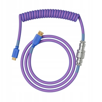 Glorious Gaming GLO-KB-ACC-CBL-COIL-NEB кабел за клавиатура/мишка Виолетов 1, 4 м (GLO-KB-ACC-CBL-COIL-NEB) (GLO-KB-ACC-CBL-COIL-NEB)