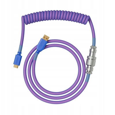 Glorious Gaming GLO-KB-ACC-CBL-COIL-NEB кабел за клавиатура/мишка Виолетов 1, 4 м (GLO-KB-ACC-CBL-COIL-NEB)