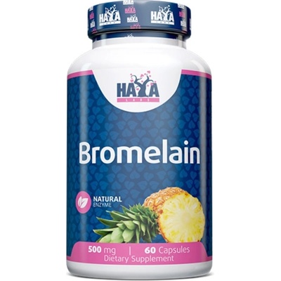 Haya Labs Bromelain, 500 mg, 60 капсули, Haya Labs