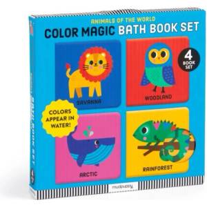 Animals Of The World Color Magic Bath Book Set (ISBN: 9780735389687)