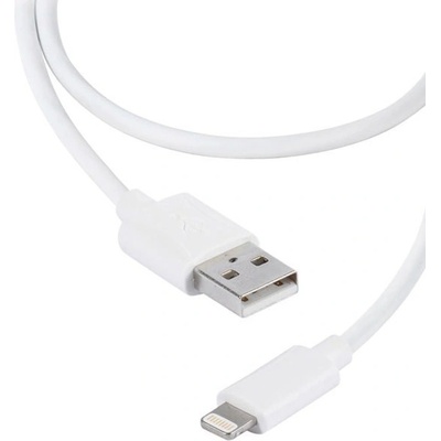 Vivanco Кабел Vivanco 36300, от USB A(м) към Lighning(м), 2m, бял (36300)