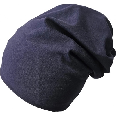 Ebbie bavlněná čepice culíkovka modrá