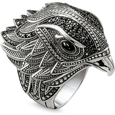 Thomas Sabo Prsten Sokol TR2066 641 11 52 Sterling silver blac