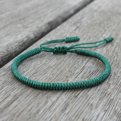 BudNej tibetský náramek pro štěstí zelený MN1905