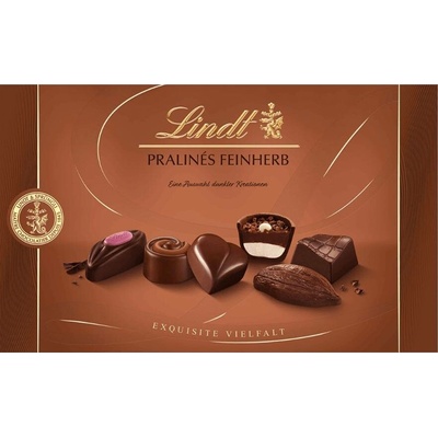 Lindt Bonboniéra čokoládové pralinky Noir hořká čokoláda 200 g