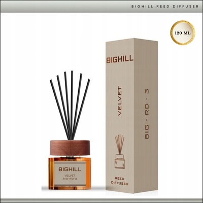 BigHill Osvěžovač vzduchu tyčinky VELVET 120 ml