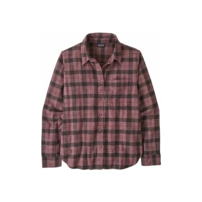 Patagonia LIGHTWEIGHT FJORD FLANNEL SHIRT Women Evergreen Fjord: Berry Fig růžová