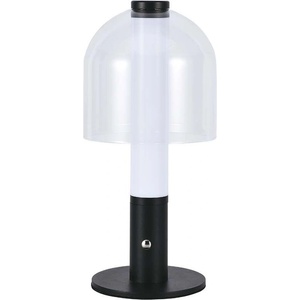 V-TAC LED Настолна Лампа 1800mAh Батерия 140x 300 3 в 1 Черно + Прозрачно Стъклено Тяло - 7988 (7988)