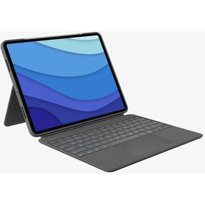 Logitech Combo Touch for iPad 12.9-inch 5th generace ration 920-010257 GREY