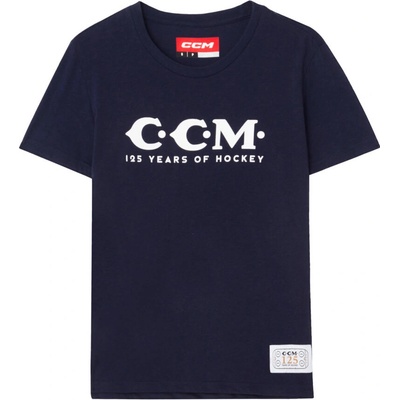 CCM 125 Dámske tričko Anniversary SS Tee Navy