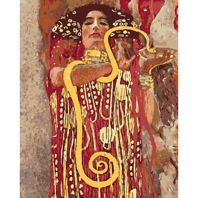 zuty Malování Podle Čísel Hygeia G. Klimt 80 x 100 Cm Plátno Rám