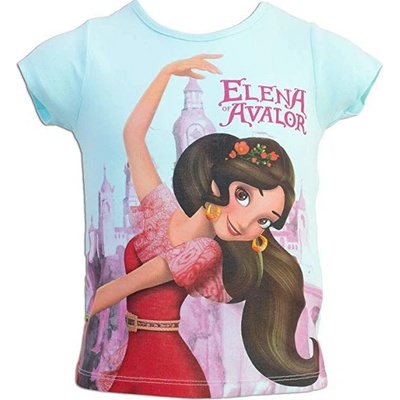 Sun city dětské tričko Elena z Avaloru bavlna tyrkysová