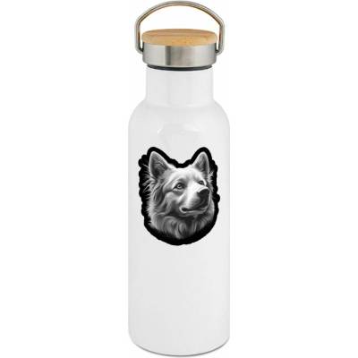 123TRIKO termoska Samojed bílý 500 ml