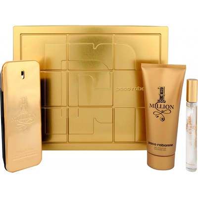 Paco Rabanne 1 Million EDT 100 ml + EDT 10 ml + sprchový gél 100 ml darčeková sada
