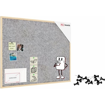 Allboards TFLIGHTG108G Textilní tabule 100 × 80 cm