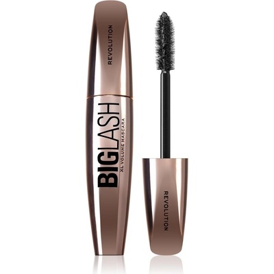 Makeup Revolution Big Lash Volume objemová a prodlužující řasenka Black 8 ml
