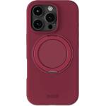 Holdit Гръб Holdit Silicone MagSafe Stand за iPhone 16 Pro - Red Velvet
