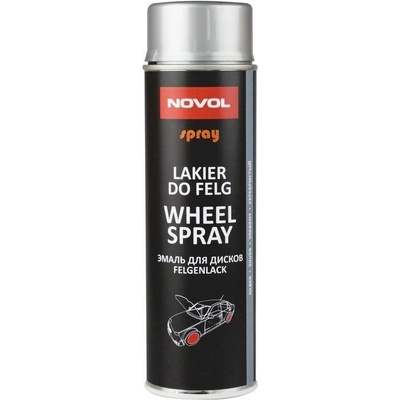 Novol lak Wheel stříbrný sprej 500 ml