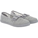 Tenisky čipkované s kokardou ažurové 6193