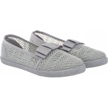 Tenisky čipkované s kokardou ažurové 6193