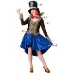 BigBuy Carnival Маскировъчен костюм за възрастни Жена луд шапкар Размер XS/S f49d39