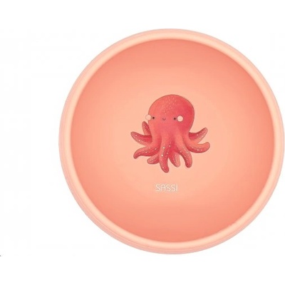 Sassi Силиконова купичка за хранене с вакуум Sassi - Октопод (SSSI0733)
