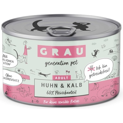 Grau Adult bez obilnín 12 x mix (6 druhov) 200 g