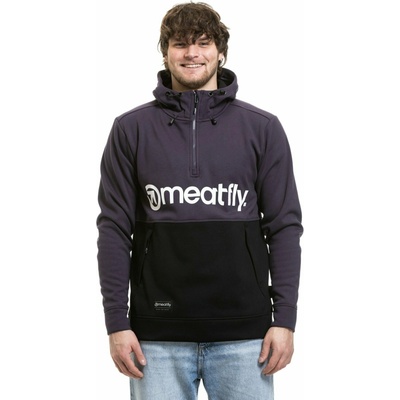 Meatfly мъжки технически суитшърт Tason Purple Meatfly | Cheren | МЪЖЕ | L