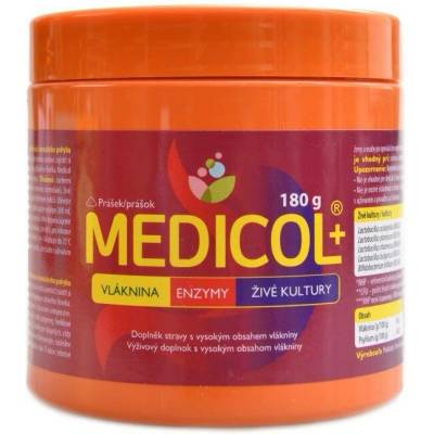Medicol Plus Vláknina, Enzýmy, Živé kultúry 220 kapsúl