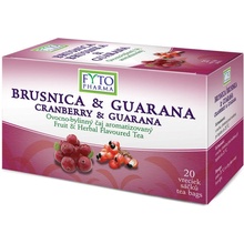 Fyto BRUSNICA & GUARANA OVOCNO bylinný čaj 20 X 2 g