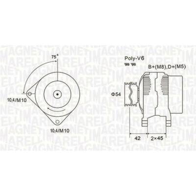 generátor MAGNETI MARELLI 063731564010