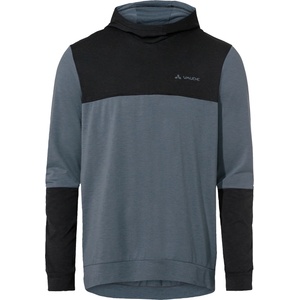 Vaude Мъжка фланелка с дълъг ръкав за колоездене Vaude Qimsa Hoody Cycling jersey - Black / Heron (056-2123-1213)