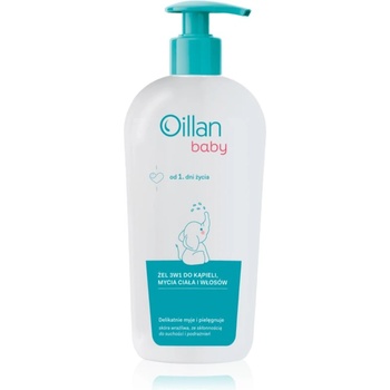 Oillan Baby Gentle Body Wash детски миещ гел и шампоан 3 в 1 750ml