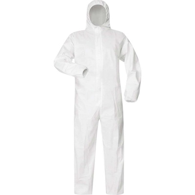 PAYPER 56b s00580-p116 / Защитен гащеризон за еднократна употреба, изработен от нетъкан текстил с външна ламинация - бял l (s00580p11600000l)
