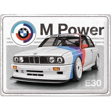 Nostalgic Art Plechová Ceduľa BMW Motorsport M Power E30