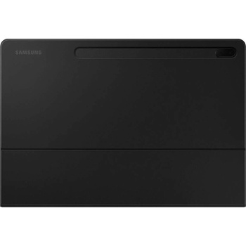 Samsung Book Cover Keyboard EF-DT730 - кейс, клавиатура с тракпад и поставка за Samsung Galaxy Tab S7+, Galaxy Tab S7 FE, Galaxy Tab S8+ (черен)