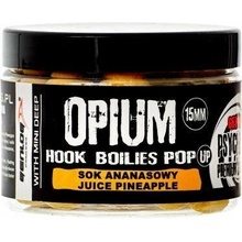 Genlog Opium Hook Boilies Pop Up Ananasová šťáva 150 ml 15 mm