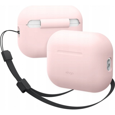 Elago Airpods Pro 2 Silicone Case with Nylon Lanyard EAPP2SC-OR-ROSTR-LPK